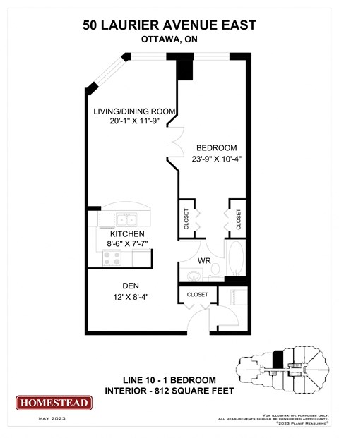 50 Laurier Avenue East 1-2 Beds Apartment for Rent - Photo Gallery 14